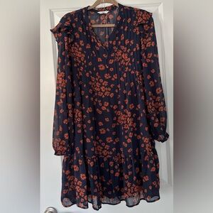 New! Time and Tru Fall Dress Size M